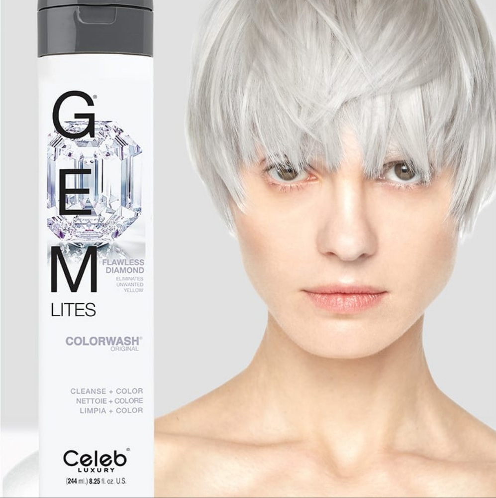 Celeb Luxury Flawless Diamond Gem Lites Colorwaah Shampoo